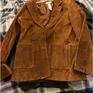 Brown jacket with skirt brand new